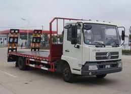 东风天锦挖掘机平板拖车全解析 图片、价格、参数及厂家信息